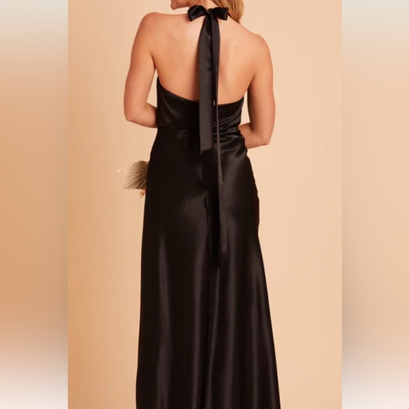 Birdy Grey black satin Monica bridesmaid dress - Picture 2 of 2